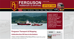Desktop Screenshot of fergusontransport.co.uk